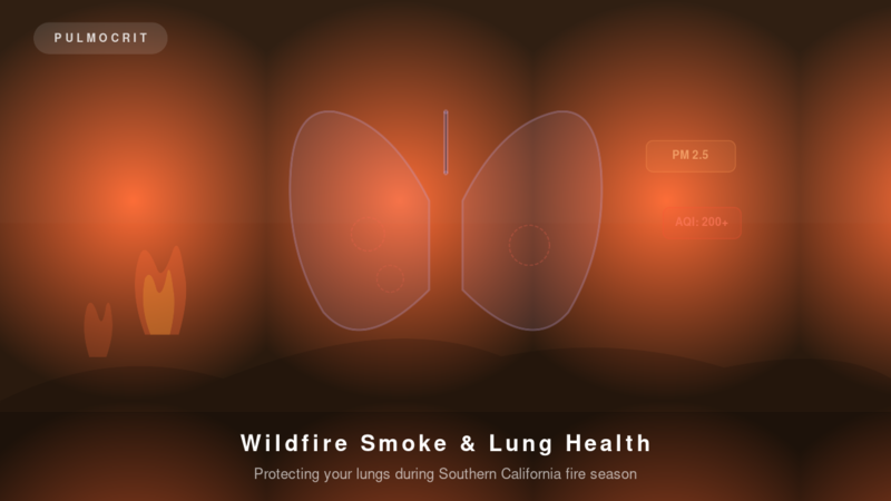 Wildfire smoke and lung health in Southern California